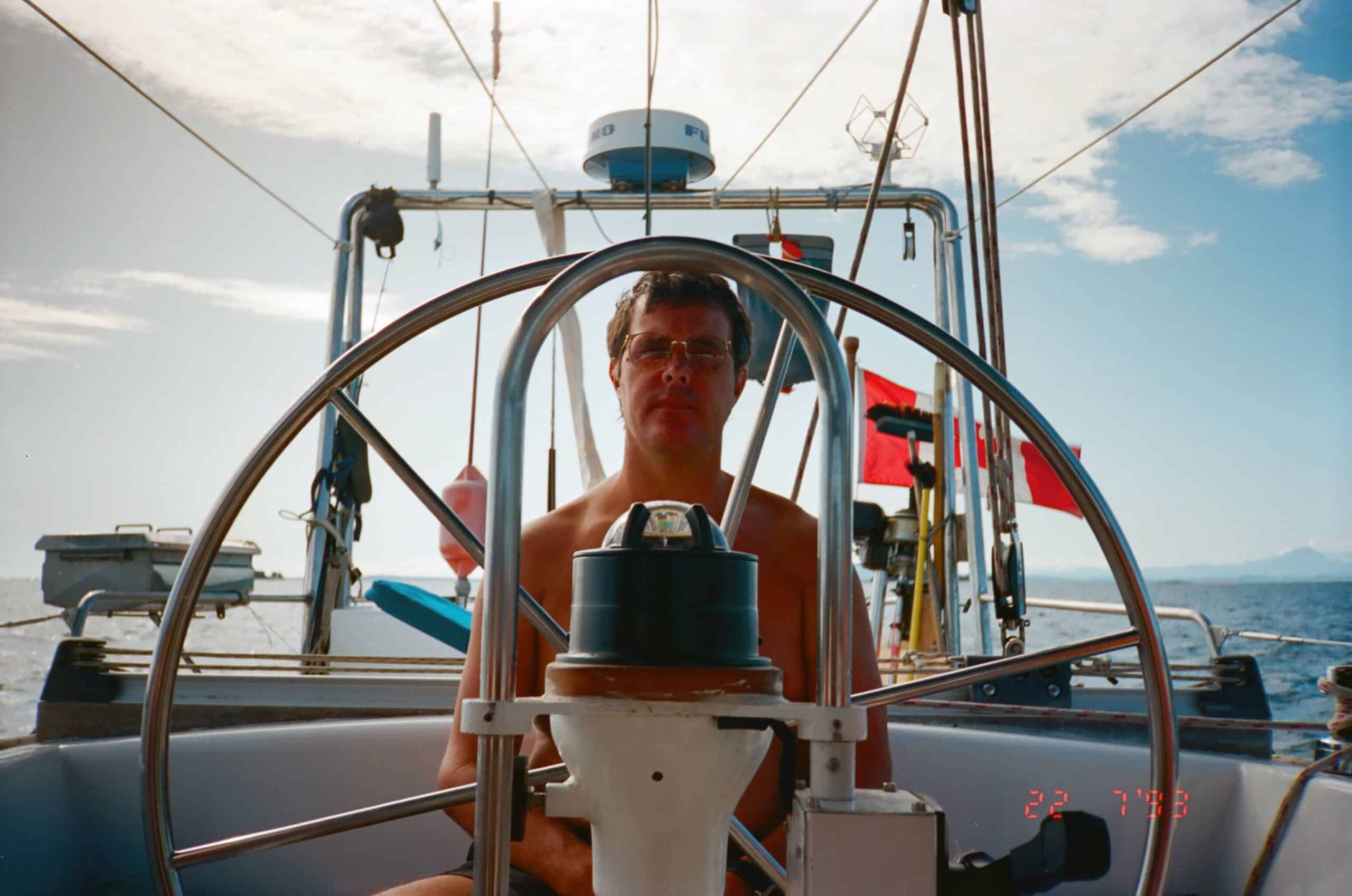 Stephen sailing Royal Salute