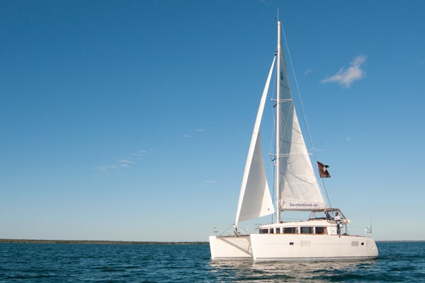 Lagoon 400 catamaran purchased by doug with help of stephen cockcroft yacht broker
