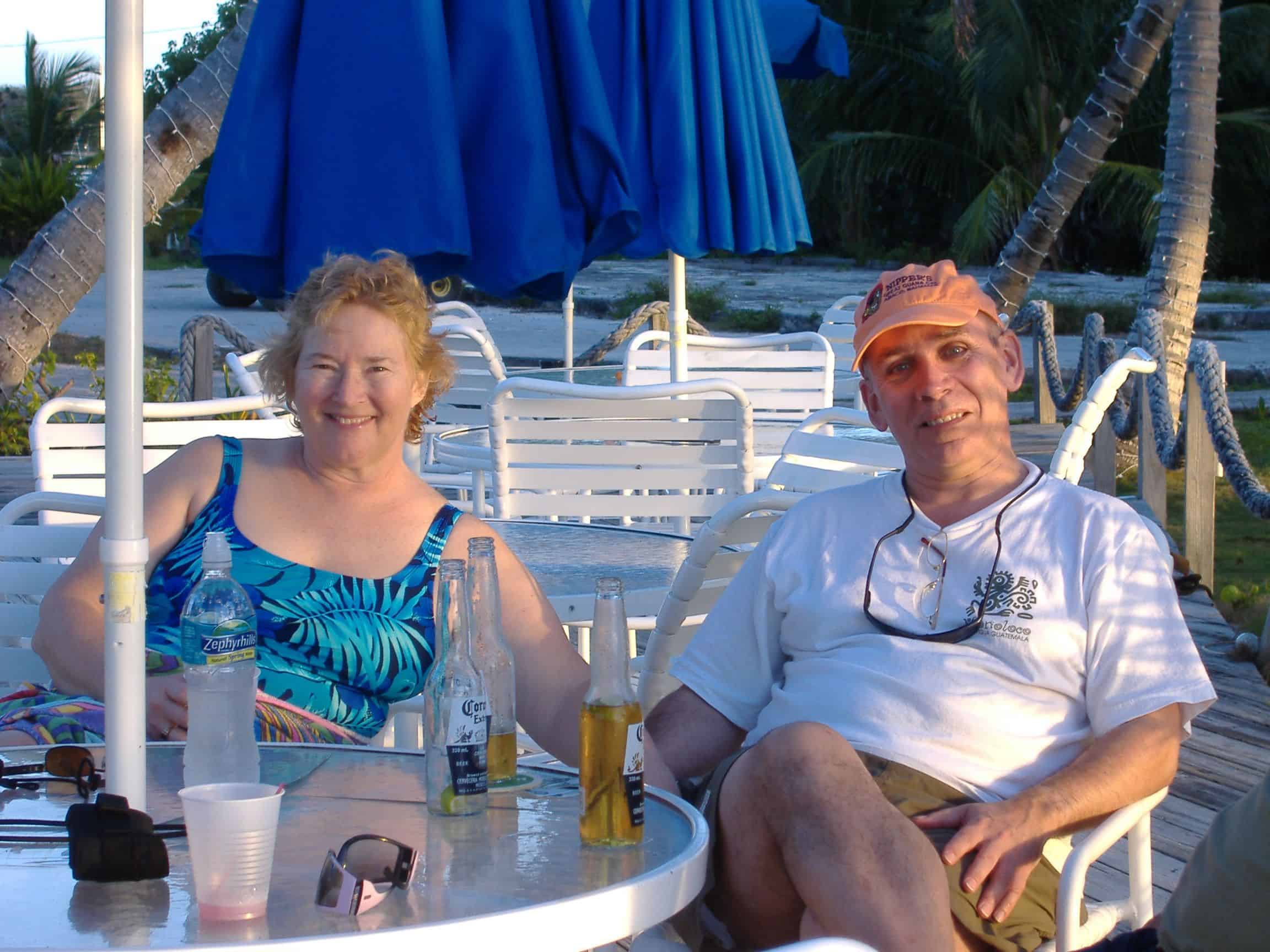 happy catamaran buyers, George & Sarah