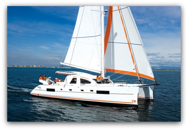 catana 50 sails up