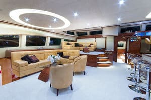 sunreef 82 double deck modern houbara interior