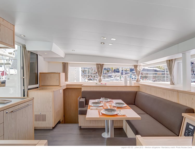 lagoon 400 s2 is an interior redesign of the original Lagoon 400