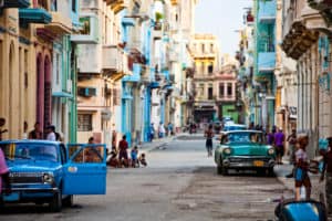 cuba's streets have a retro look