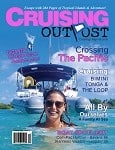 Catamaran Guru featured in cruising outpost issue number 9
