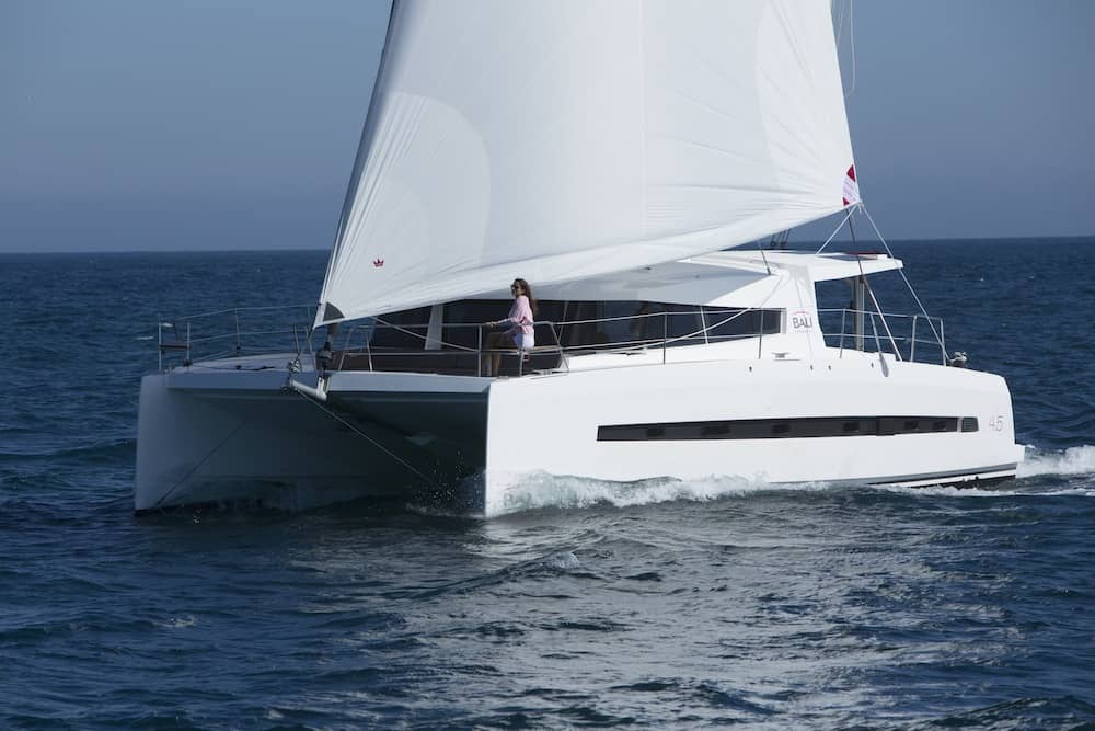 bali 4.5 catamaran test sail and review