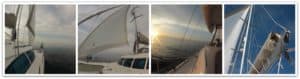 we make ocean passages aboard our catamaran zuri