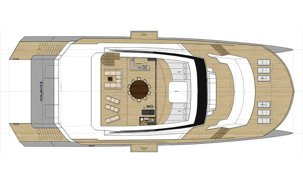 150 sunreef power concept catamaran layout 1