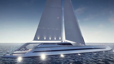 eco catamaran concept is a sleek ultra modern design