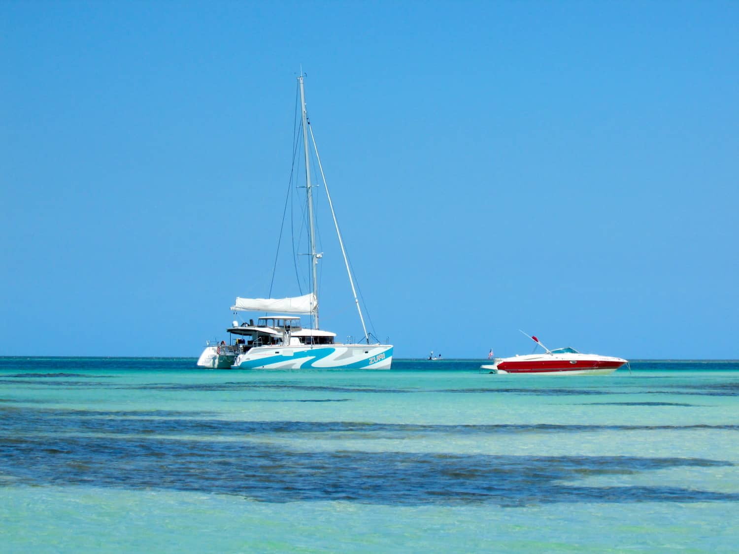 Zuri a catamaran sailing in the florida keys