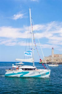lagoon 450s named zuri participating in the Cruising World Sailing Rally to cuba
