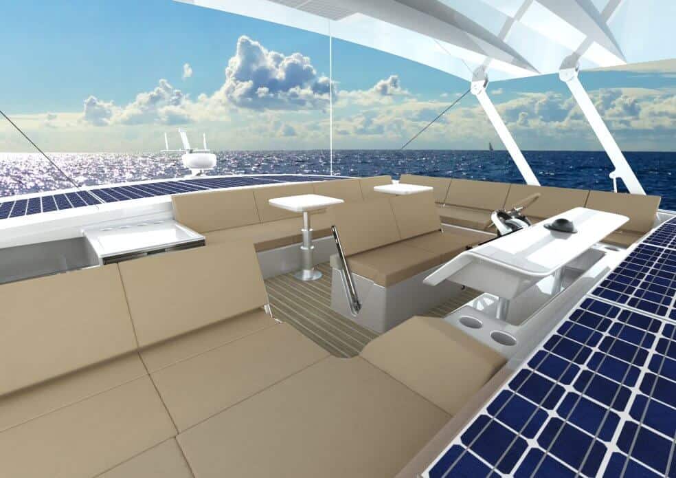 sunwave 54 concept catamaran cockpit