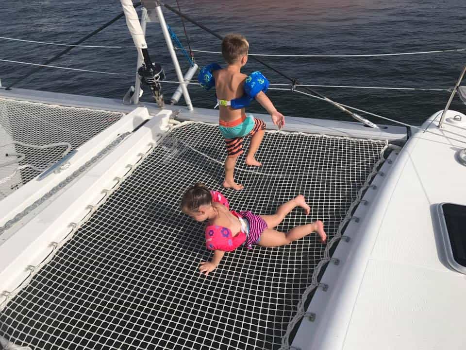 Kids on boats