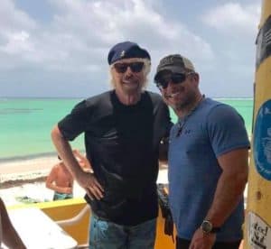 Richard Branson meets one of our catamaran boat owners