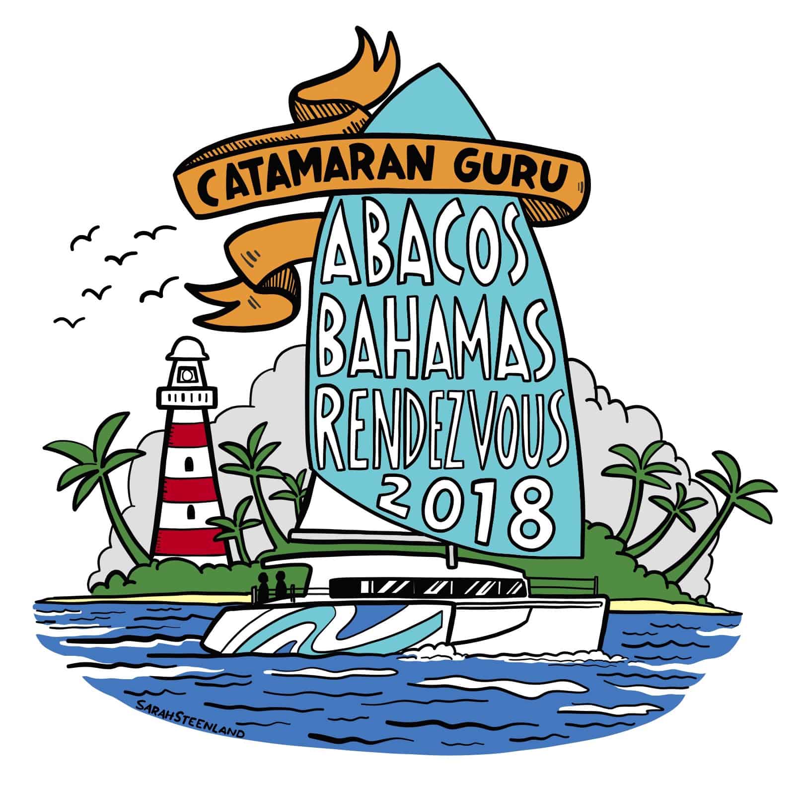 Catamaran Guru Rendezvous in the abacos for 2018
