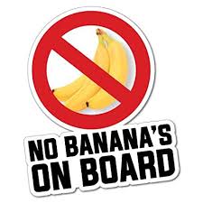 no bananas on board is a sailing superstition