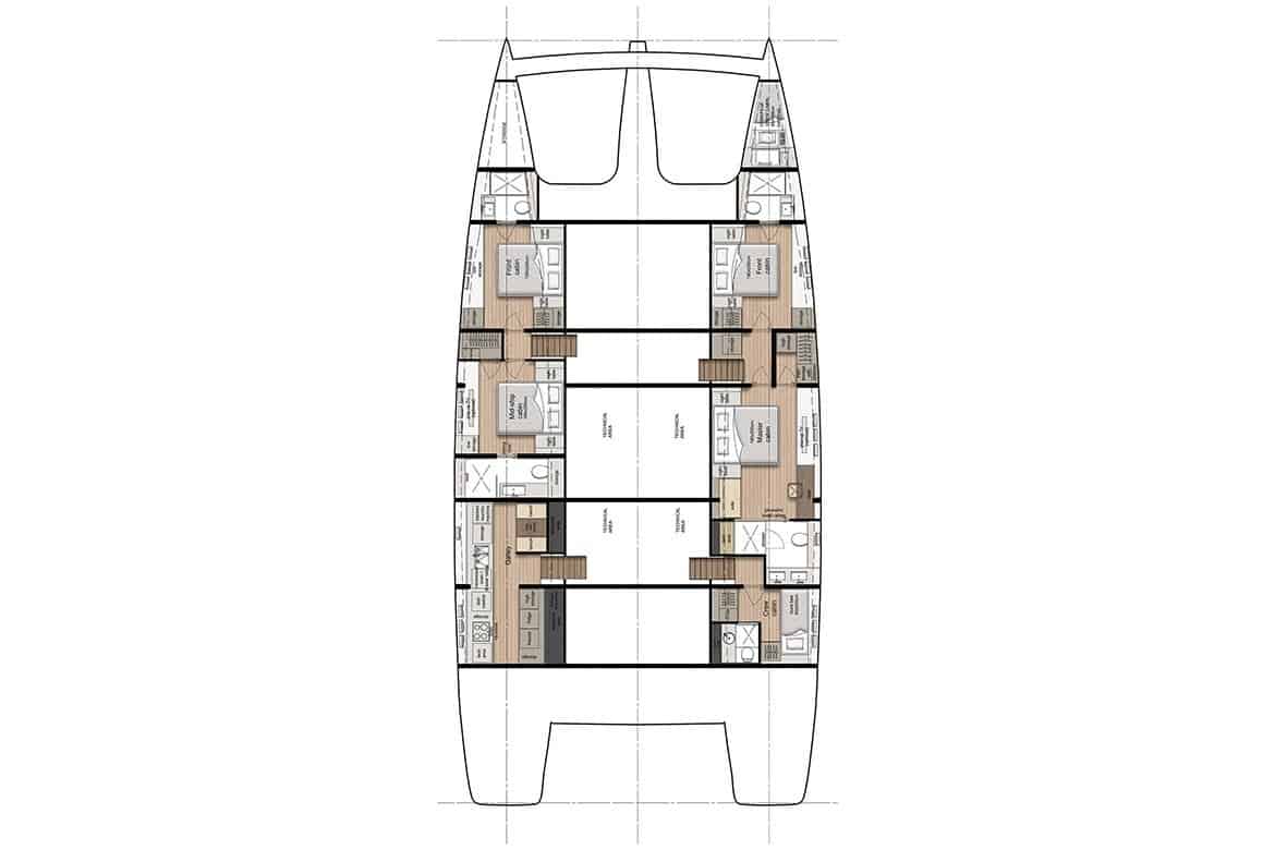sunreef 80 hull cabin layout option 2
