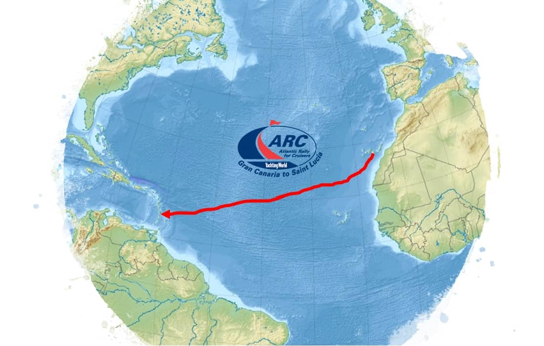 catamaran guru 2019 arc rally route map