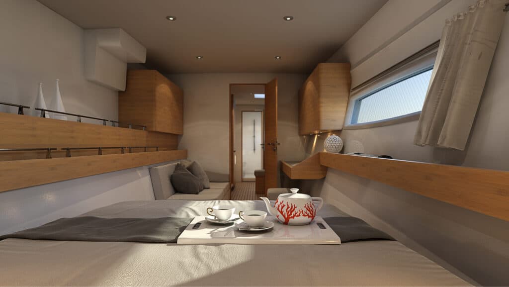 tan 66 master cabin view