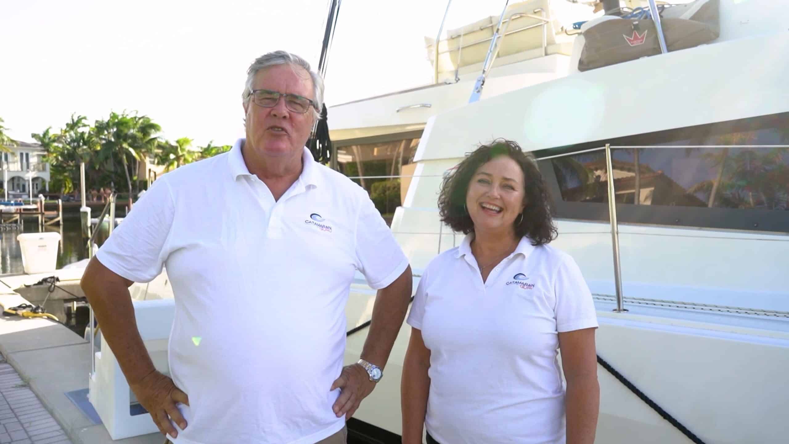 stephen and estelle cockcroft are catamaran specialists and yacht brokers