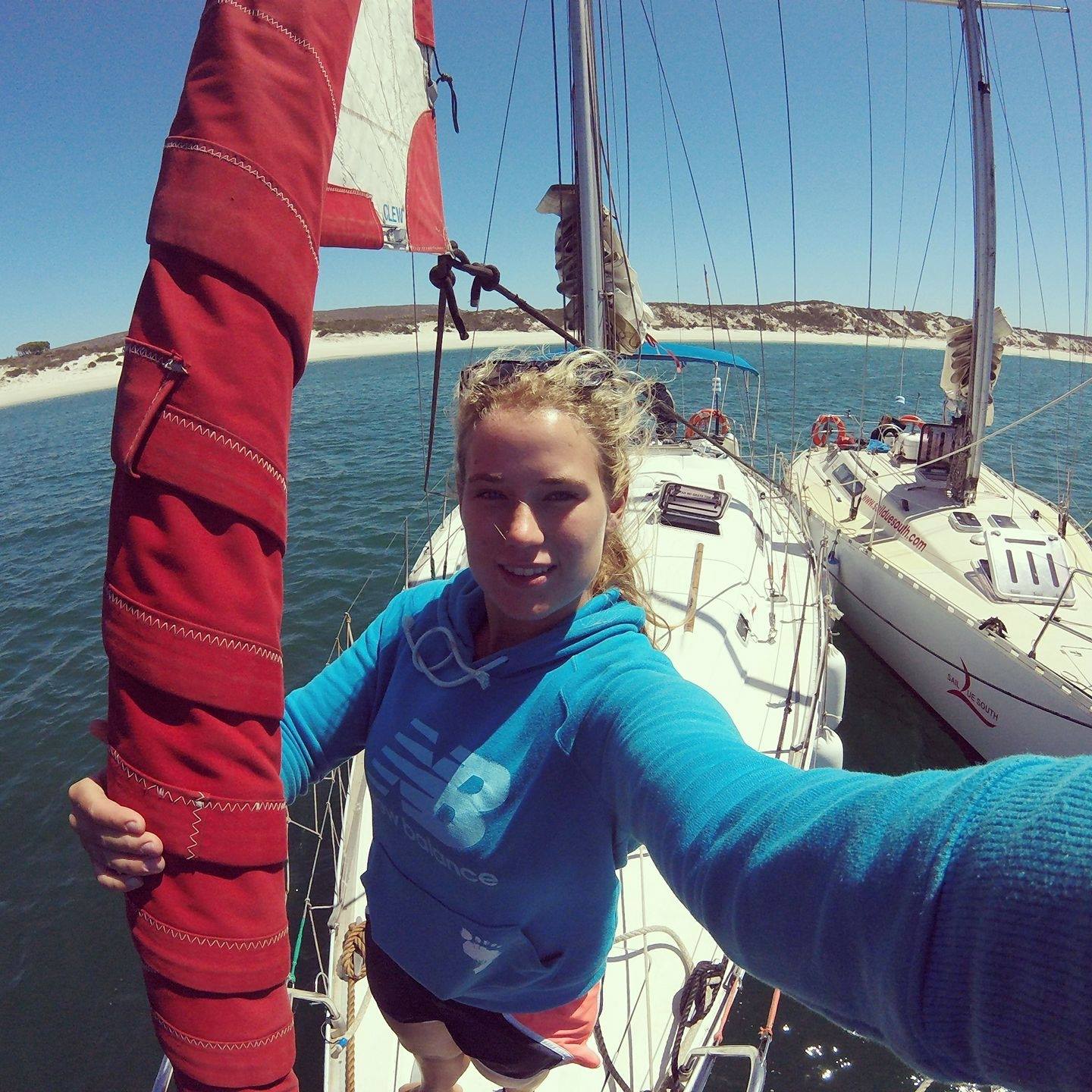 rienet van der merw south africa sailing school student