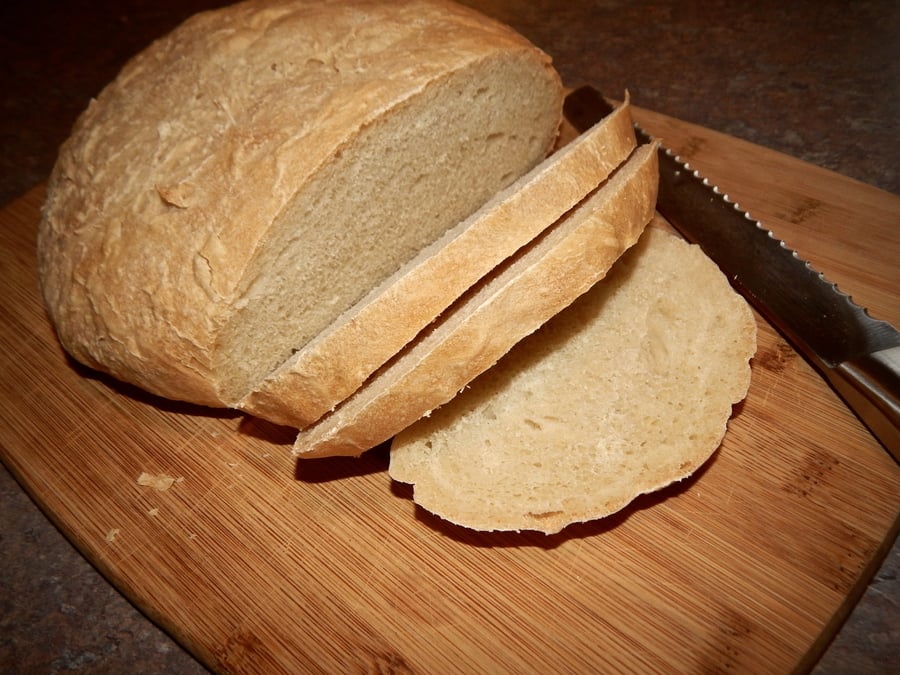 No Knead Peasant Bread