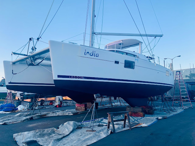 liveaboard catamaran named india