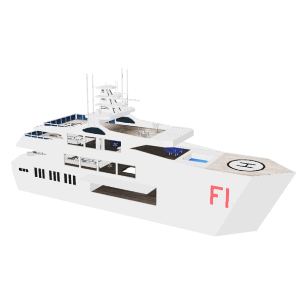 metaflower mega yacht non-fungible token (NFT)