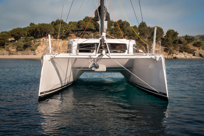 catana ocean class 50 catamaran bows